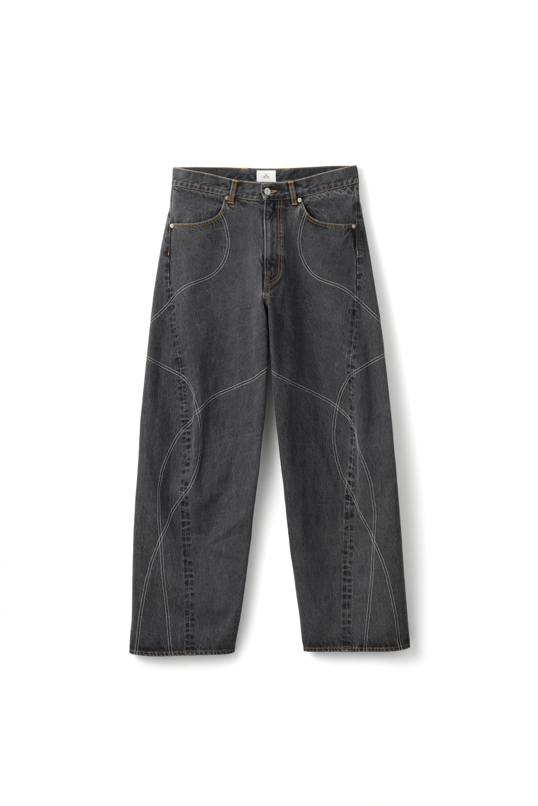 SUNLIGHT DENIM TROUSERS (Washed Black)