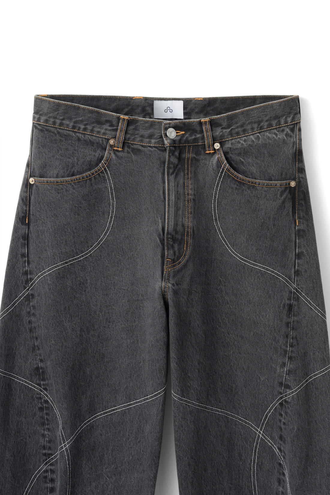 SUNLIGHT DENIM TROUSERS (Washed Black)