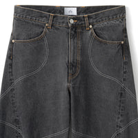 SUNLIGHT DENIM TROUSERS (Washed Black)
