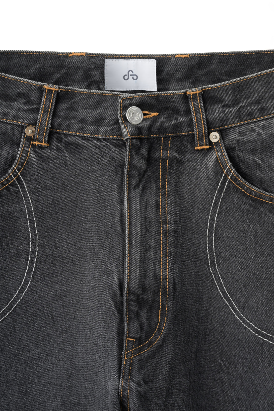 SUNLIGHT DENIM TROUSERS (Washed Black)
