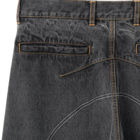SUNLIGHT DENIM TROUSERS (Washed Black)