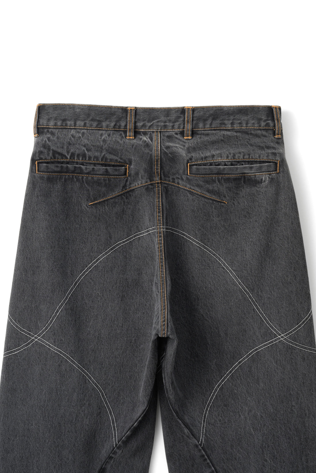 SUNLIGHT DENIM TROUSERS (Washed Black)