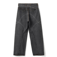 SUNLIGHT DENIM TROUSERS (Washed Black)