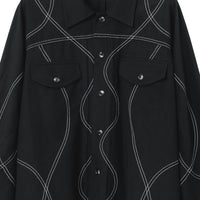 SUNLIGHT WOOL SHIRT (Black)