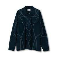 SUNLIGHT WOOL SHIRT (Navy)