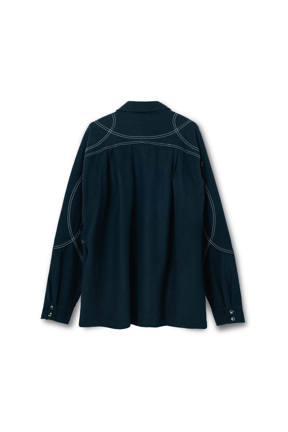 SUNLIGHT WOOL SHIRT (Navy)