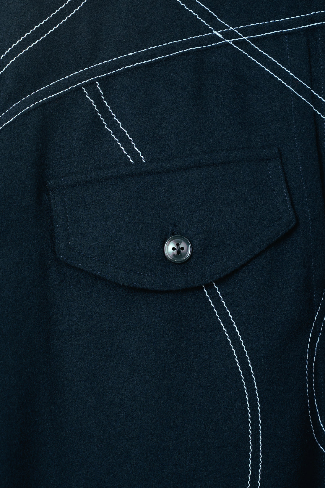 SUNLIGHT WOOL SHIRT (Navy)