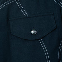 SUNLIGHT WOOL SHIRT (Navy)