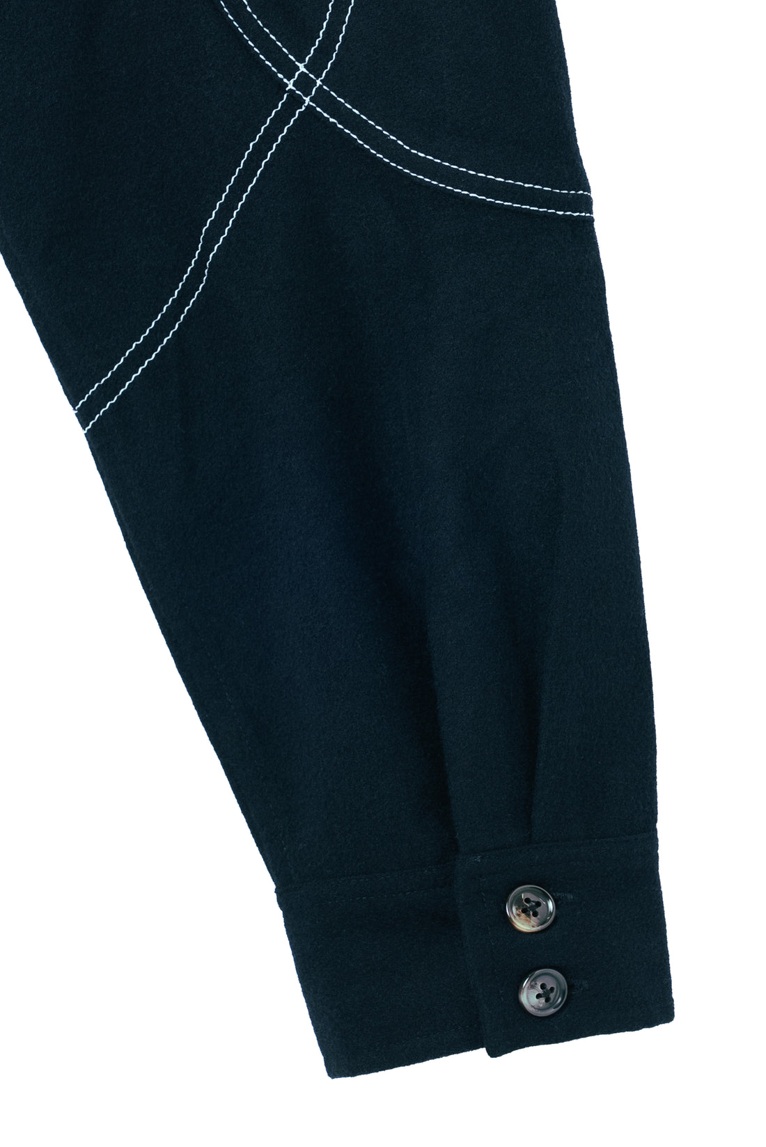 SUNLIGHT WOOL SHIRT (Navy)